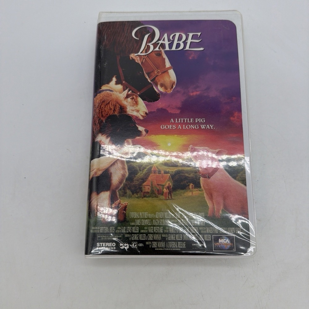 Babe (VHS, 1996) – Family Movie – Clamshell – Very Good Condition